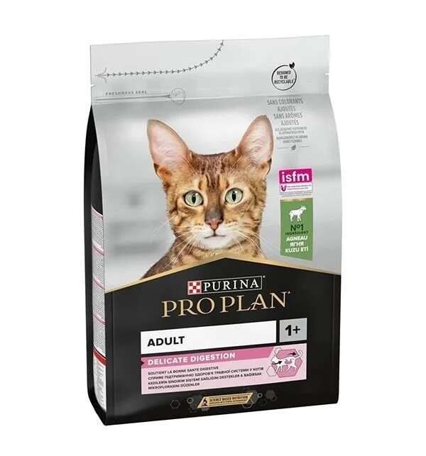 PRO PLAN DELICATE Adt Cat Lamb 10kg