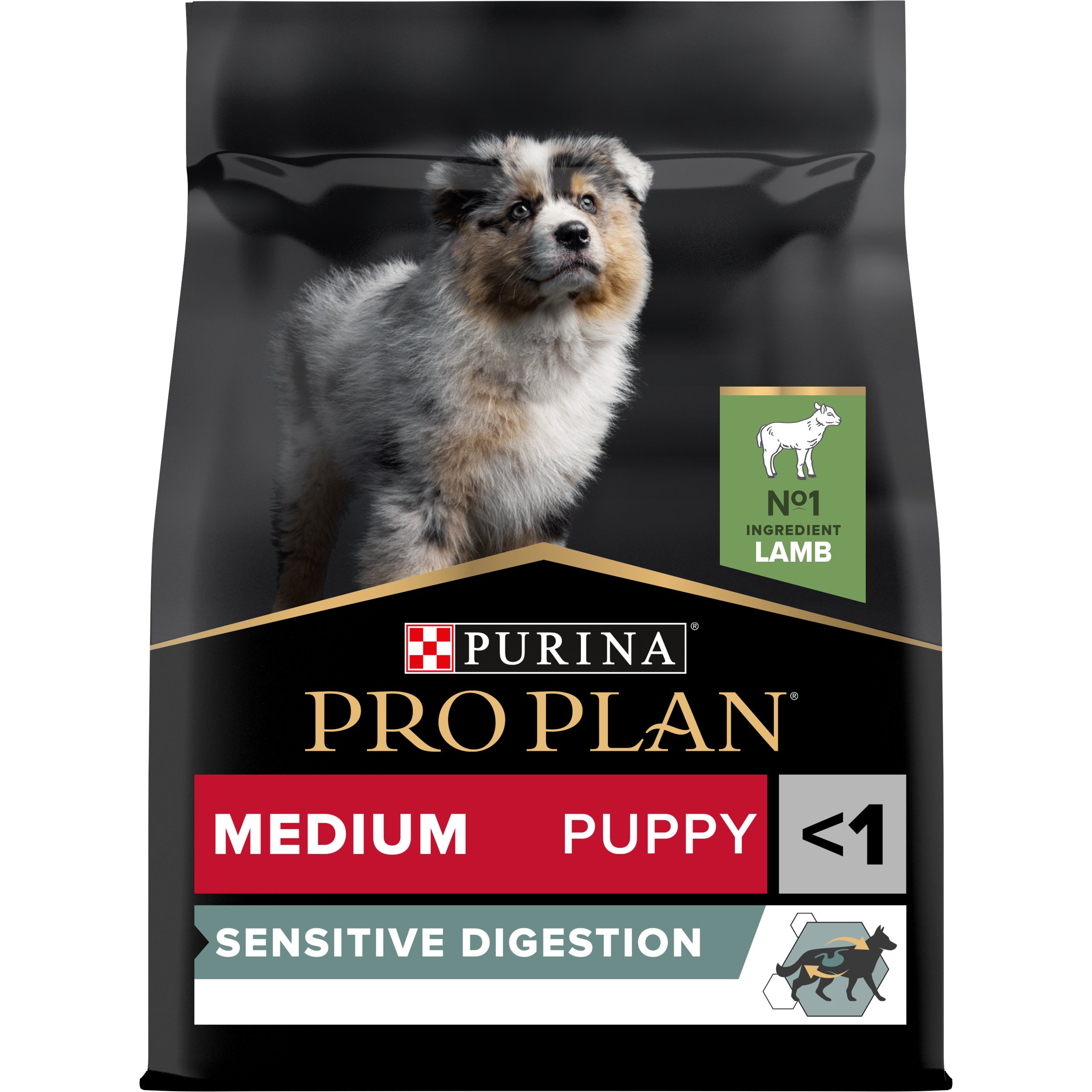 PRO PLAN® Medium Puppy Sensitive Digestion Kuzu Etli Yavru Köpek Maması 12kg