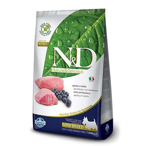 N&D PRIME DOG LAMB & BLUEBERRY ADULT MINI 2,5 KG