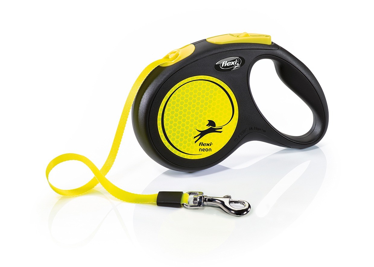 Flexi New Neon M Beden 5MT Şerit Tasma