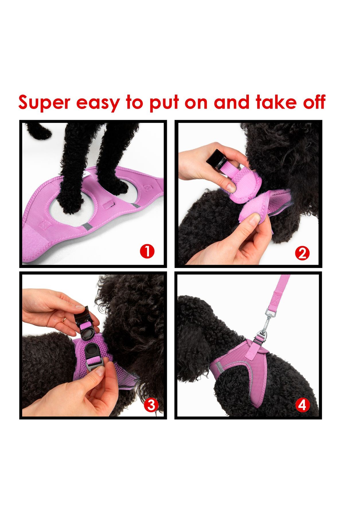 Air-Mesh Küçük ve Orta Irk Kedi Köpek Göğüs Tasması Yumuşak,Nefes Alabilir, Dayanıklı
