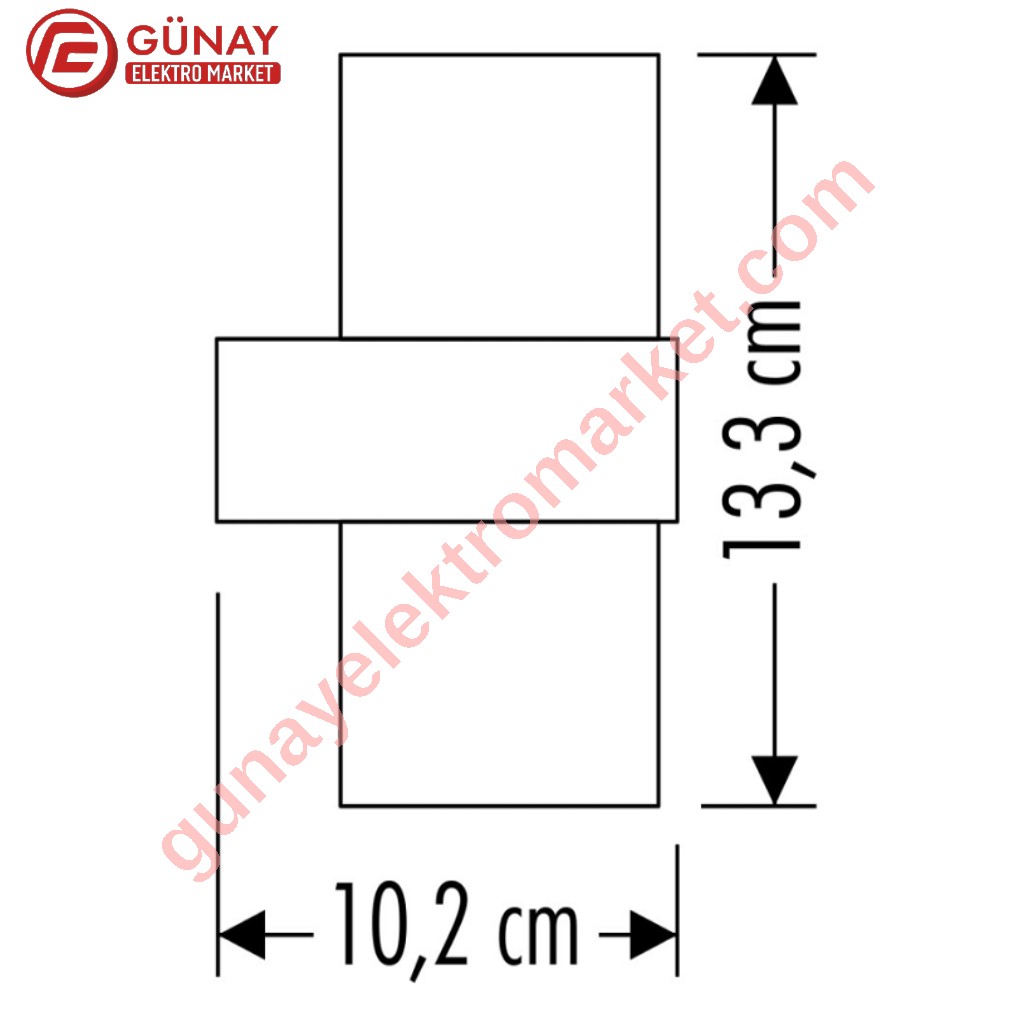 Ct-7047 Bora 12 Watt Sıva Üstü Led Aplik Gün Işığı