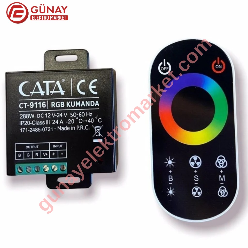 Ct-9116 288W Lüks RGB Kumanda