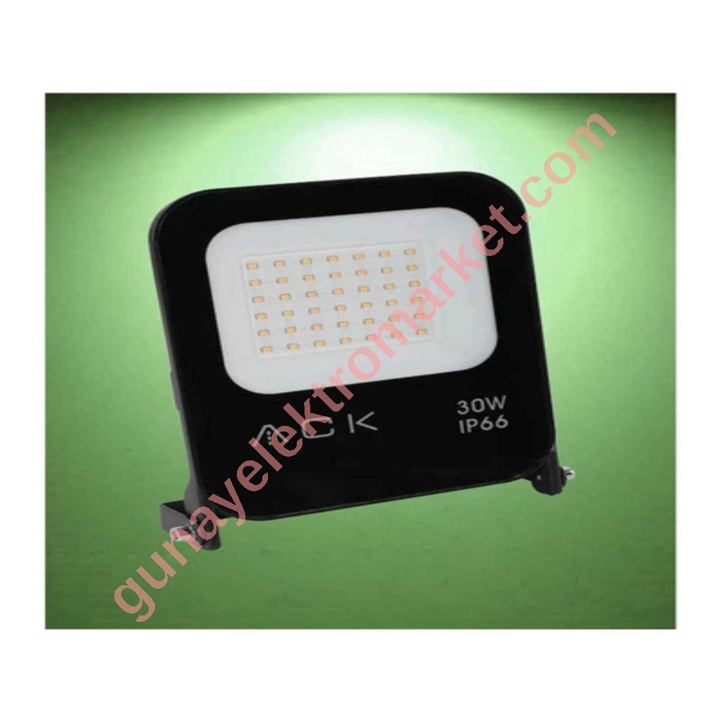 ACK 30W LED Projektör Yeşil Işık AT62-03052