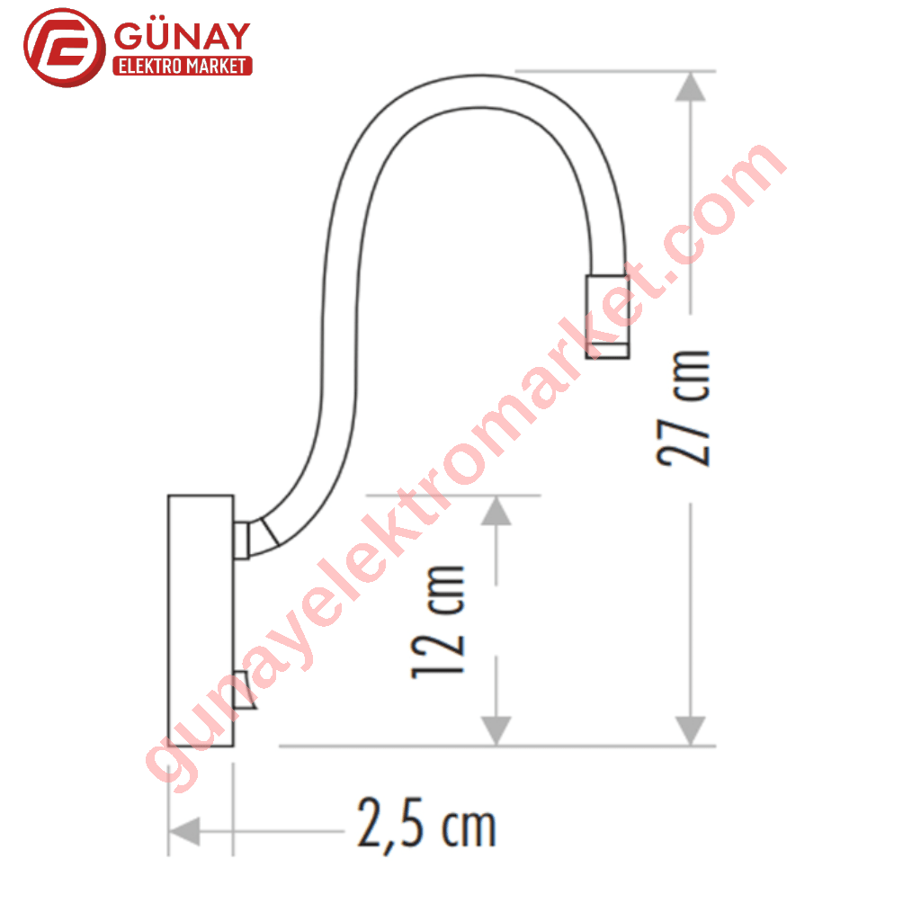 Ct-5232 3 Watt Dekoratif Led Aplik