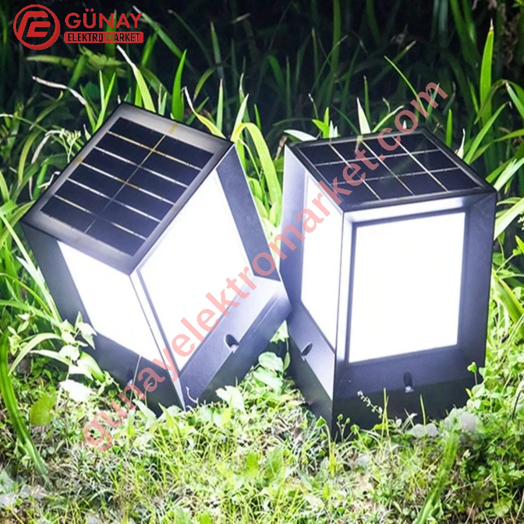 Ct-7319 60W Neptün Solar Set Üstü Bahçe Armatür