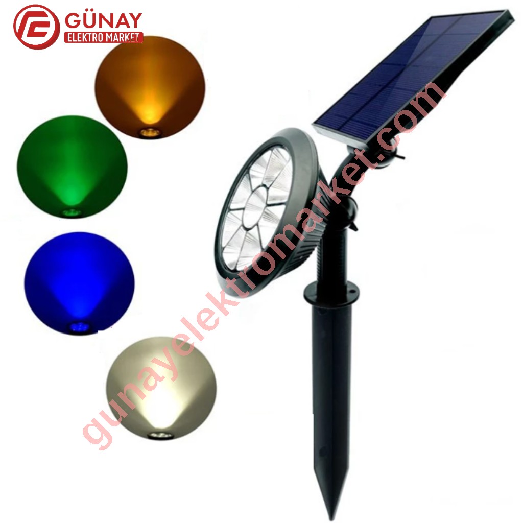 Ct-7320 18 Watt Solar Çim Armatürü