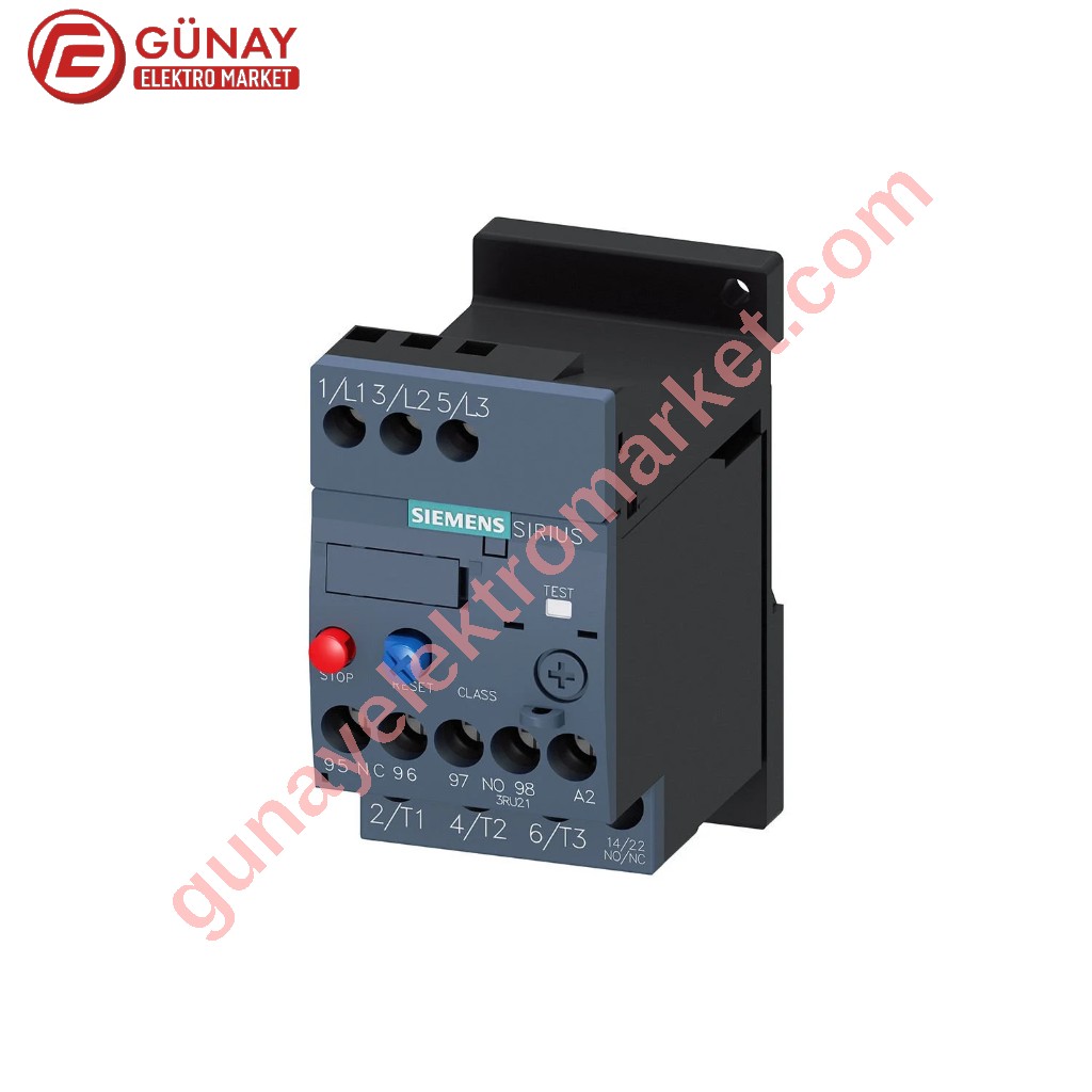 Siemens 3RU2126-4DB1 20-25A 1NO + 1NC TERMİK RÖLE