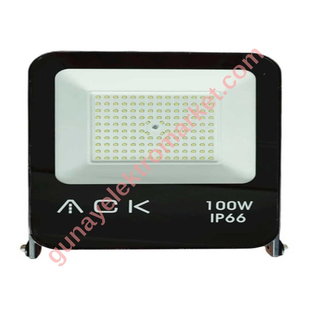 ACK 100W LED Projektör Beyaz Işık 6500K 11000 Lümen AT62-19132