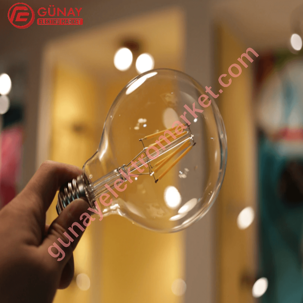 Ct-4354 6W Glop Uzun Filament Led Ampul