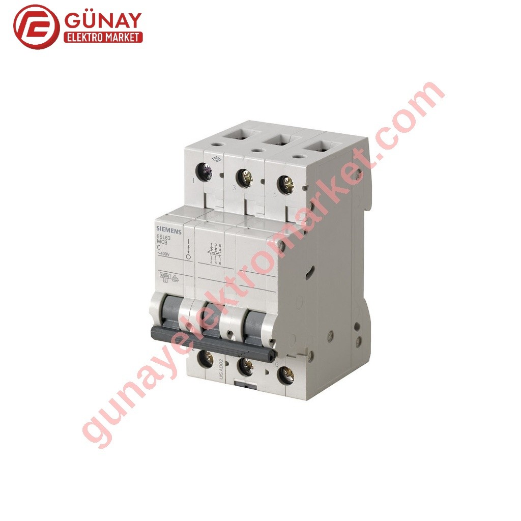 Siemens 5SL4363-7 3x63 C TİPİ 10KA W OTOMATİK SİGORTA