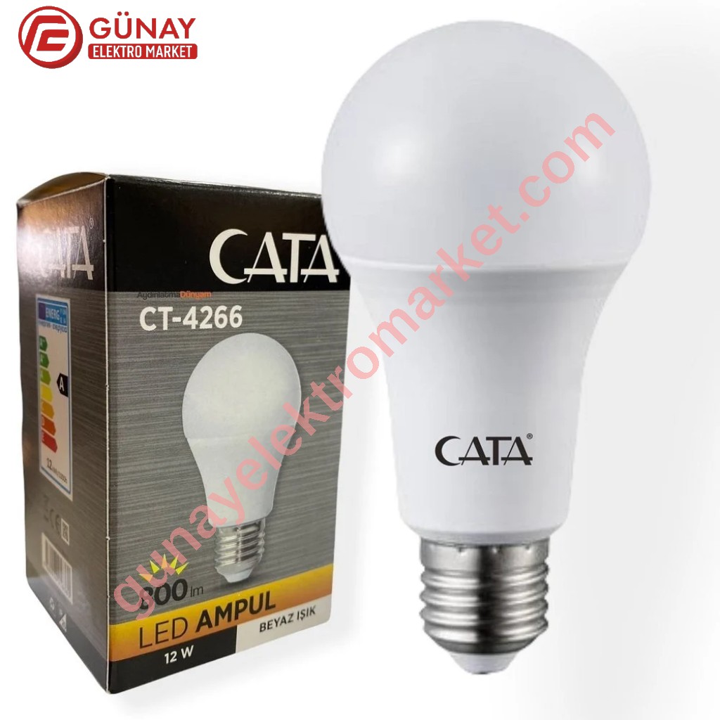 Ct-4266 12 Watt E-27 Duy Beyaz Işık Led Ampul