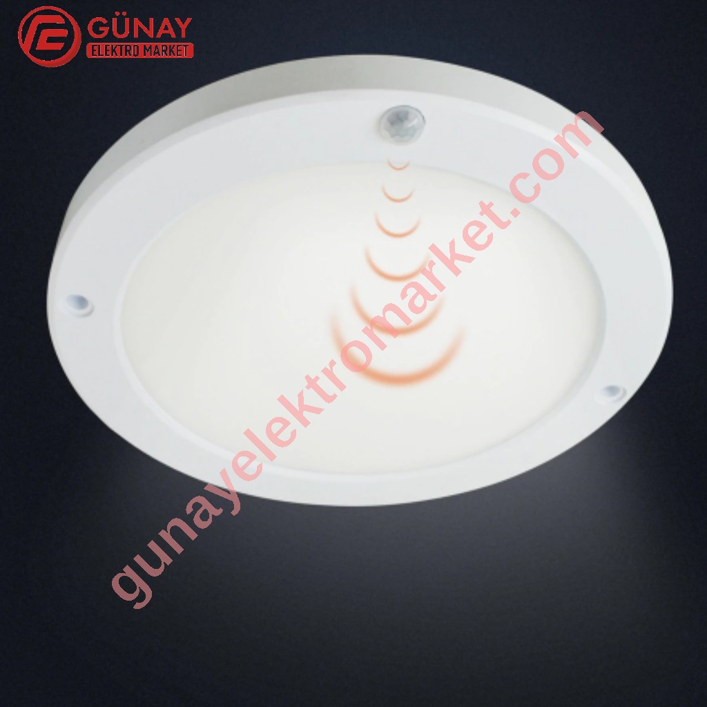 Ct-9247 20 Watt Sensörlü Gece Gündüz Ayarlı Sıva Üstü Led Armatür