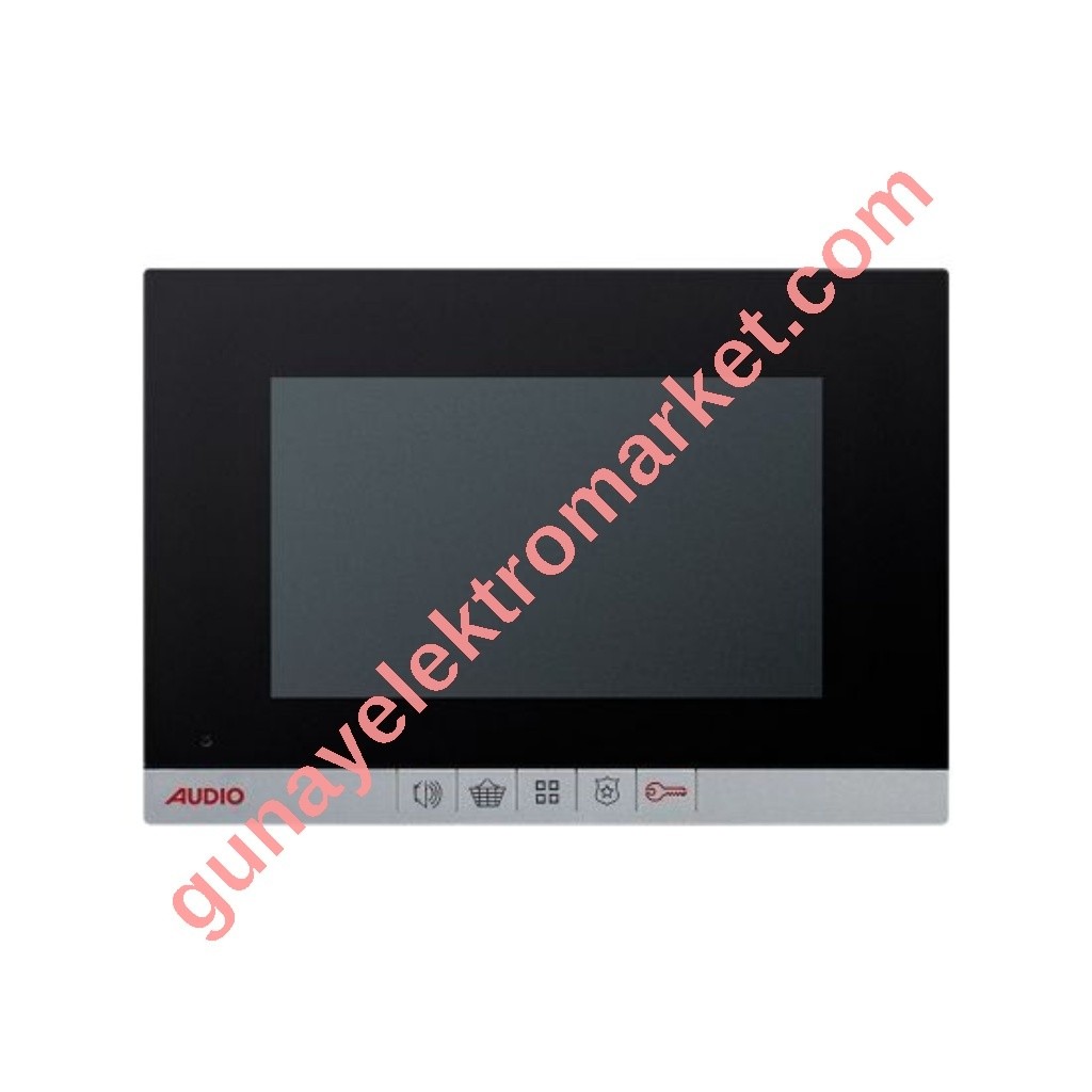 Audio 7"(inç) LCD Görüntülü Siyah Diyafon 001189