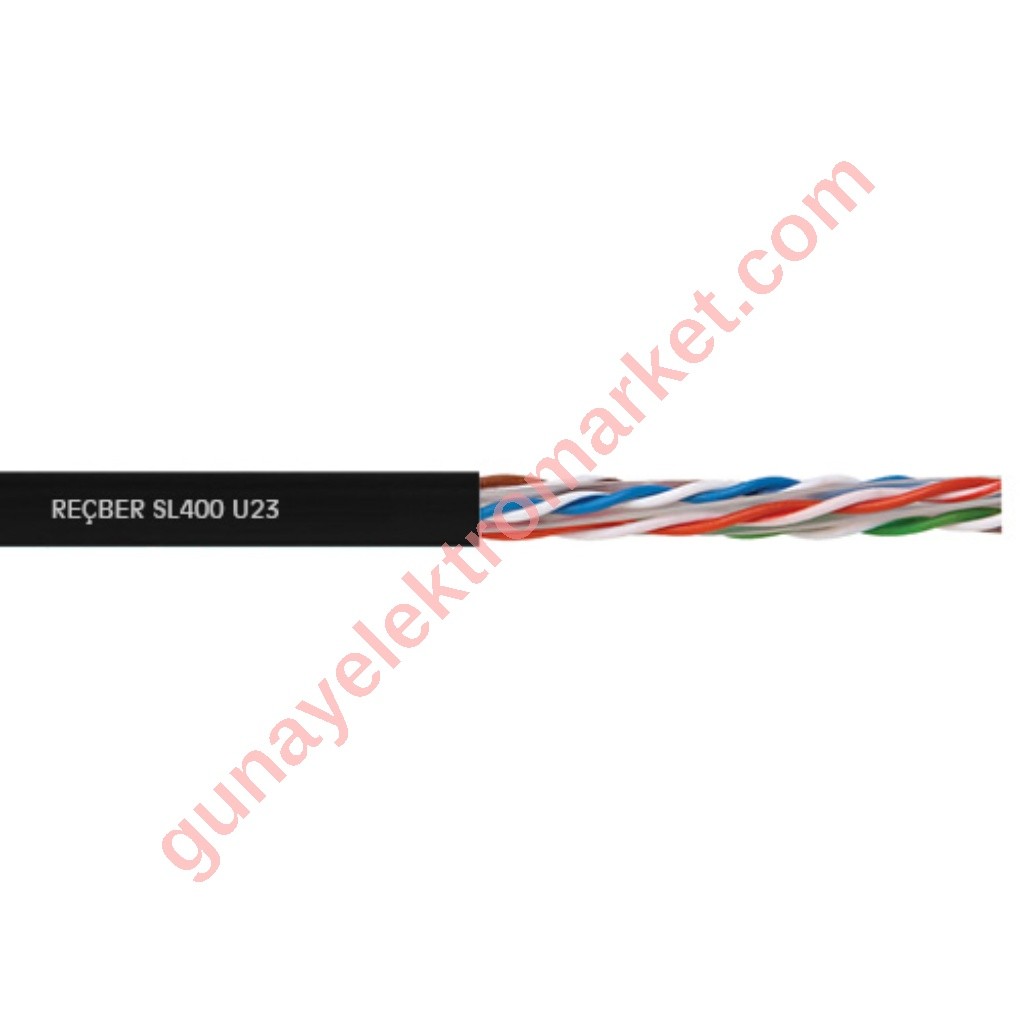 Reçber SL400 U23 Cat6 Harici 23AWG UTP Kablo 100 Metre 506025