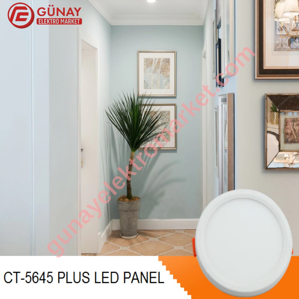 Ct-5645 6W Plus Slim Led Panel