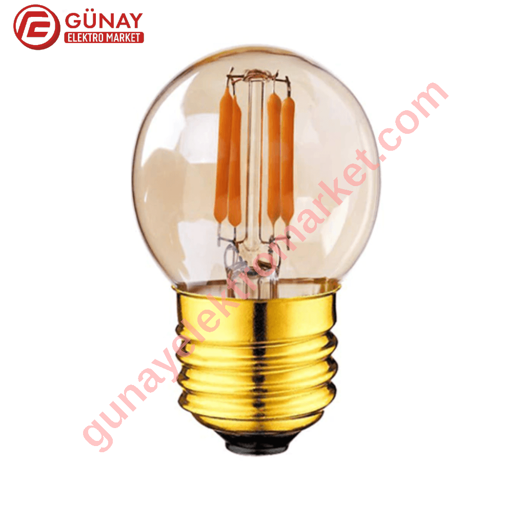 Ct-4283 4W Amber Rustik Led Filament Ampul