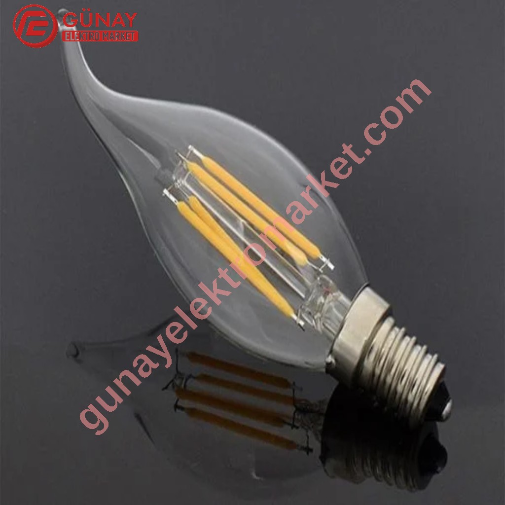 Ct-4062 4 Watt Led Filament Kıvrık Buji Ampul