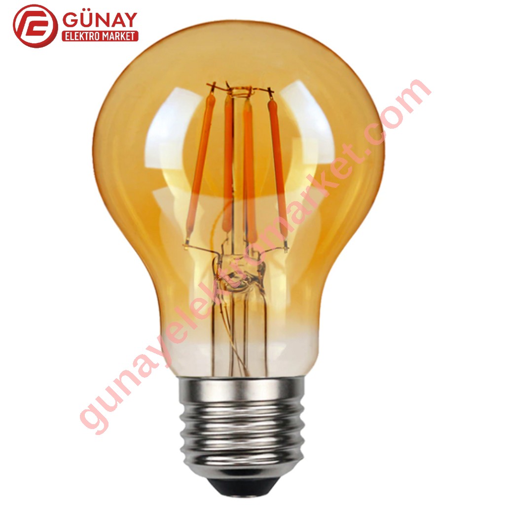 Ct-4285 4W Amber Rustik Led Filament Ampul