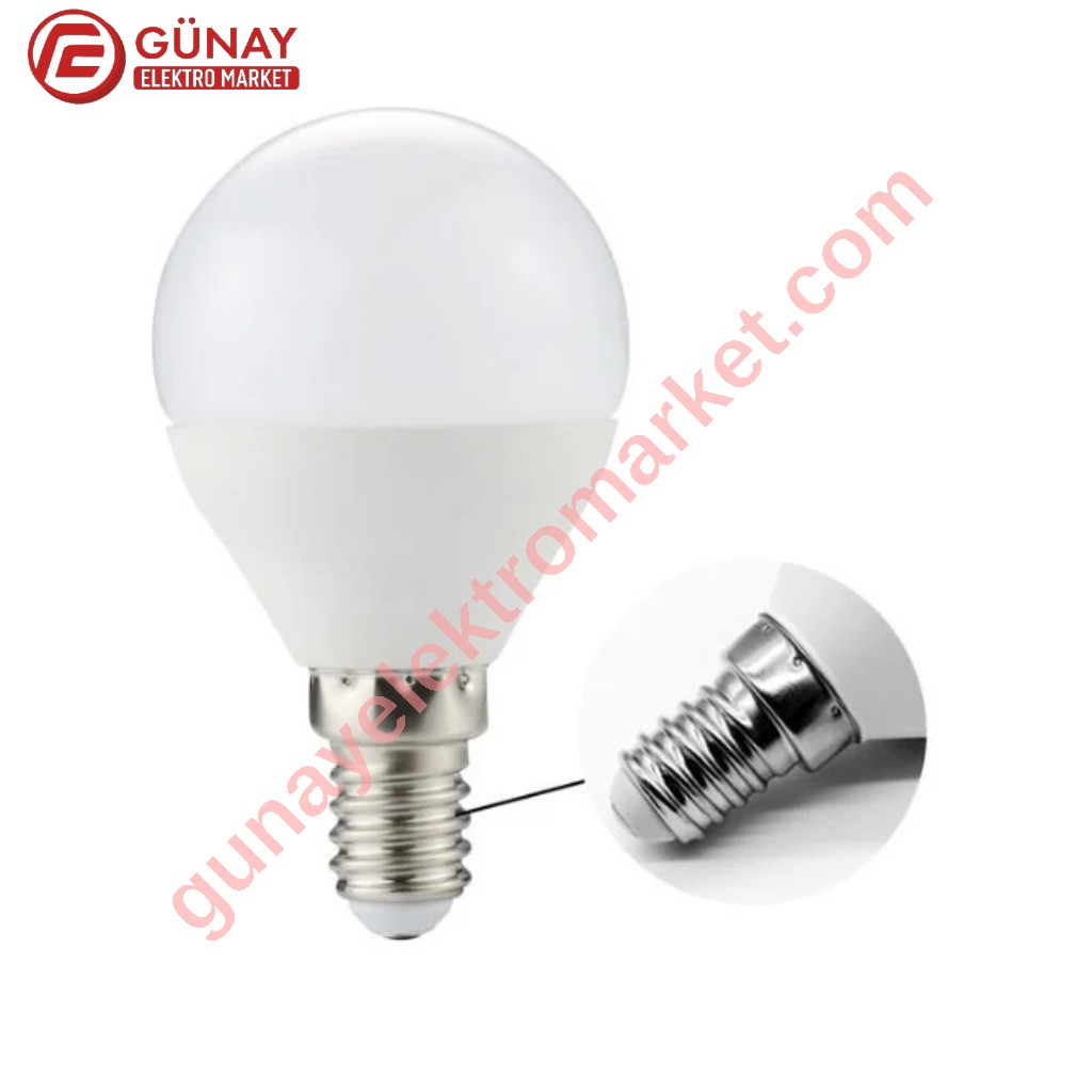 Ct-4233 6W E-14 Led Ampul