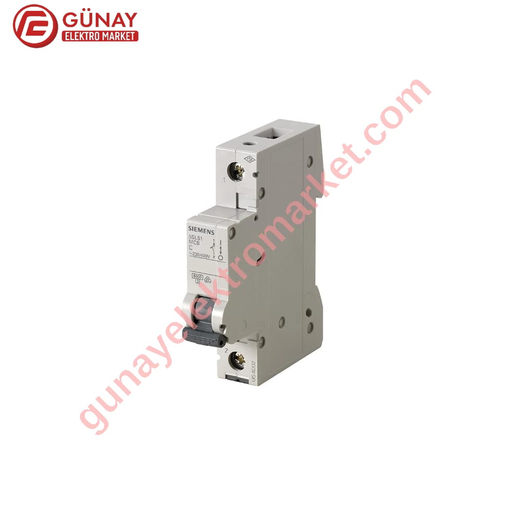 Disjoncteur Siemens 5sl6140-7 - 1 Pôle, Courbe C, 40 A, 6 KA - Protection Des Circuits Domestiques