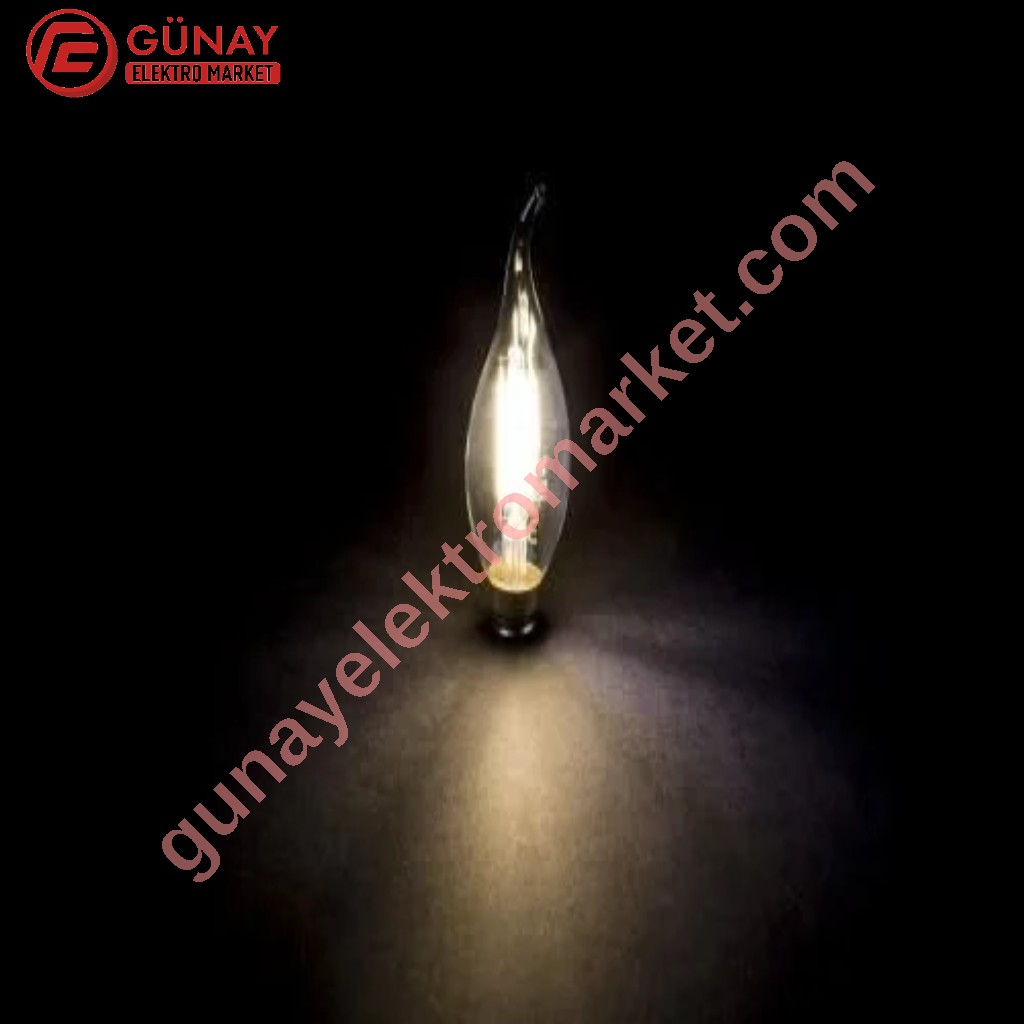 Ct-4062 4 Watt Led Filament Kıvrık Buji Ampul