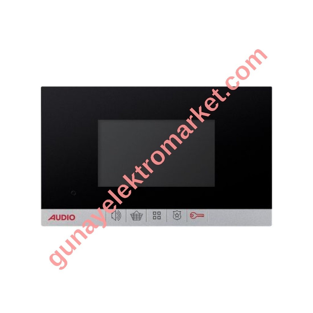 Audio 4.3"(inç) LCD Görüntülü Siyah Diyafon 001181