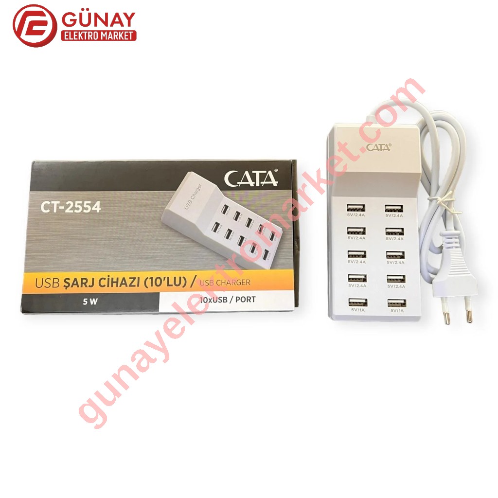 Ct-2554 Çoklu USB Şarjı