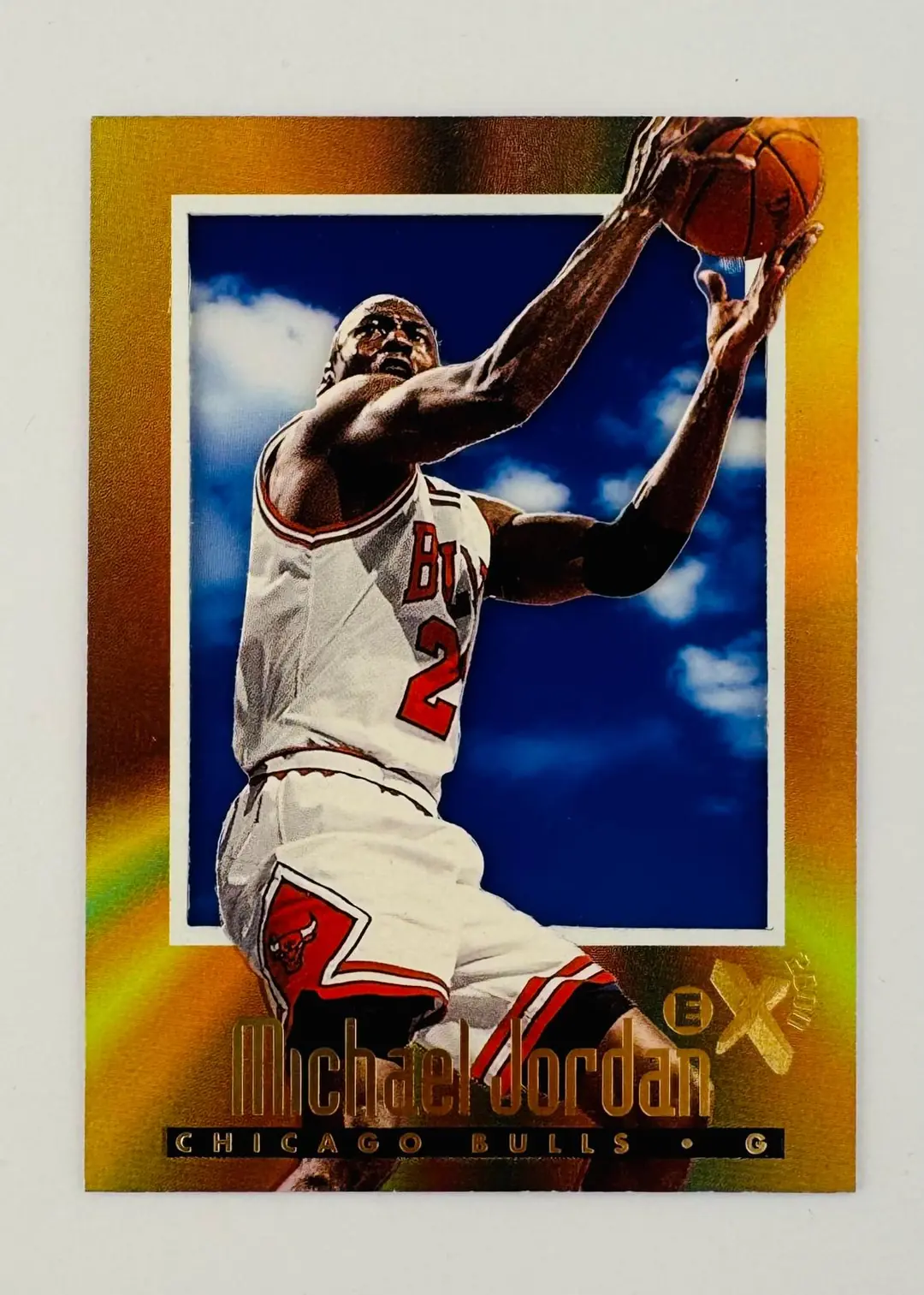 1996-97 SkyBox E-X2000 Michael Jordan kartı