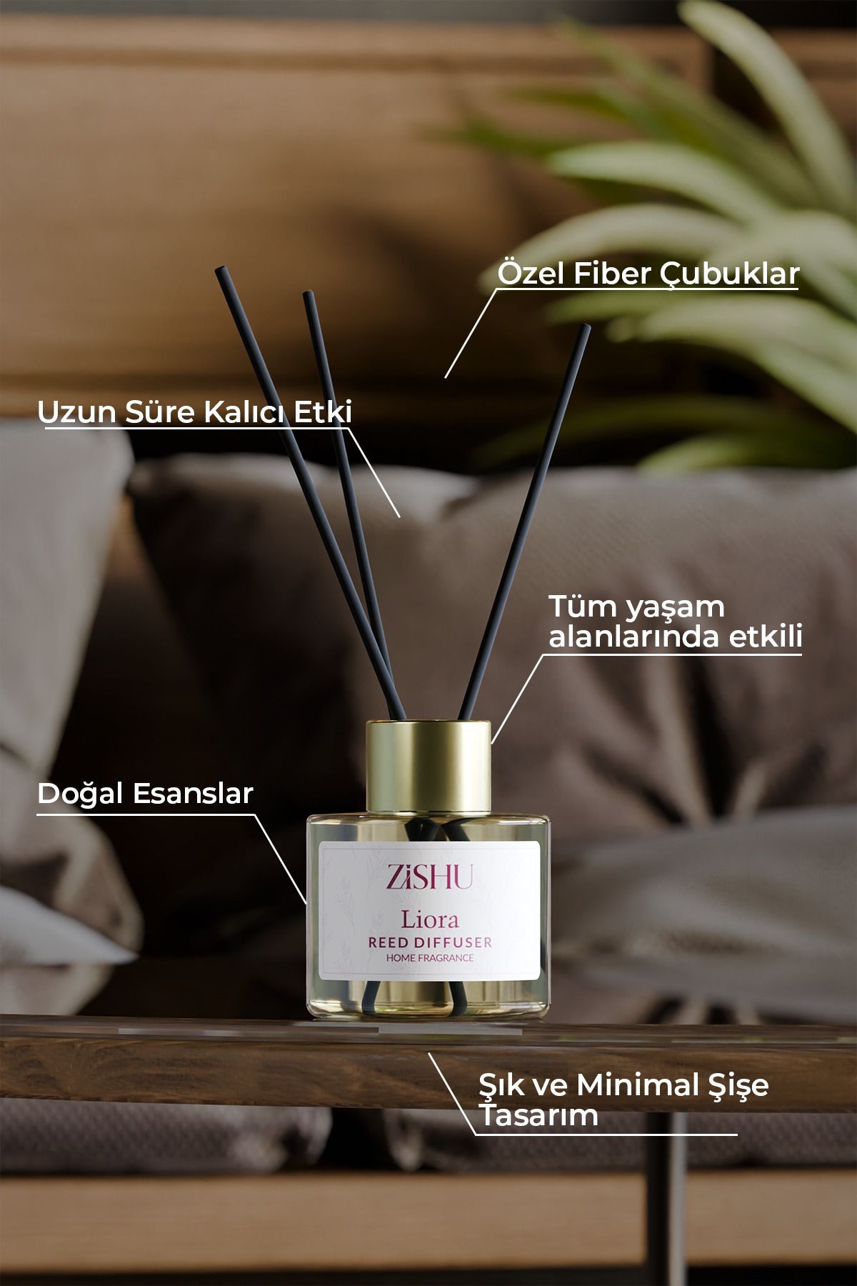 Liora bambu çubuklu ortam kokusu 100ml