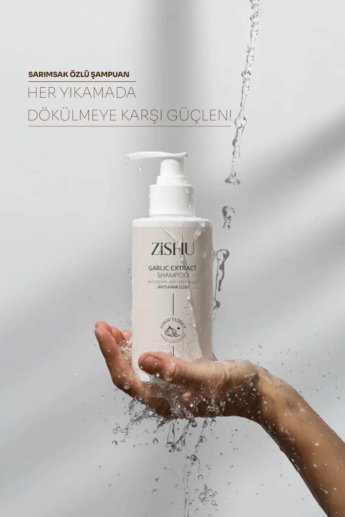 Sarımsak Özlü Şampuan – Saç Dökülmesine Karşı 400 ml