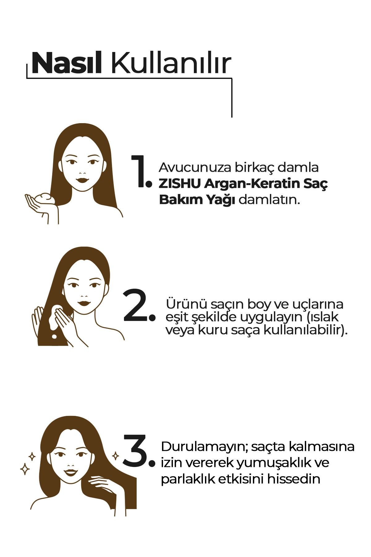 Argan Keratın Saç Bakım Yağı - 125 ml