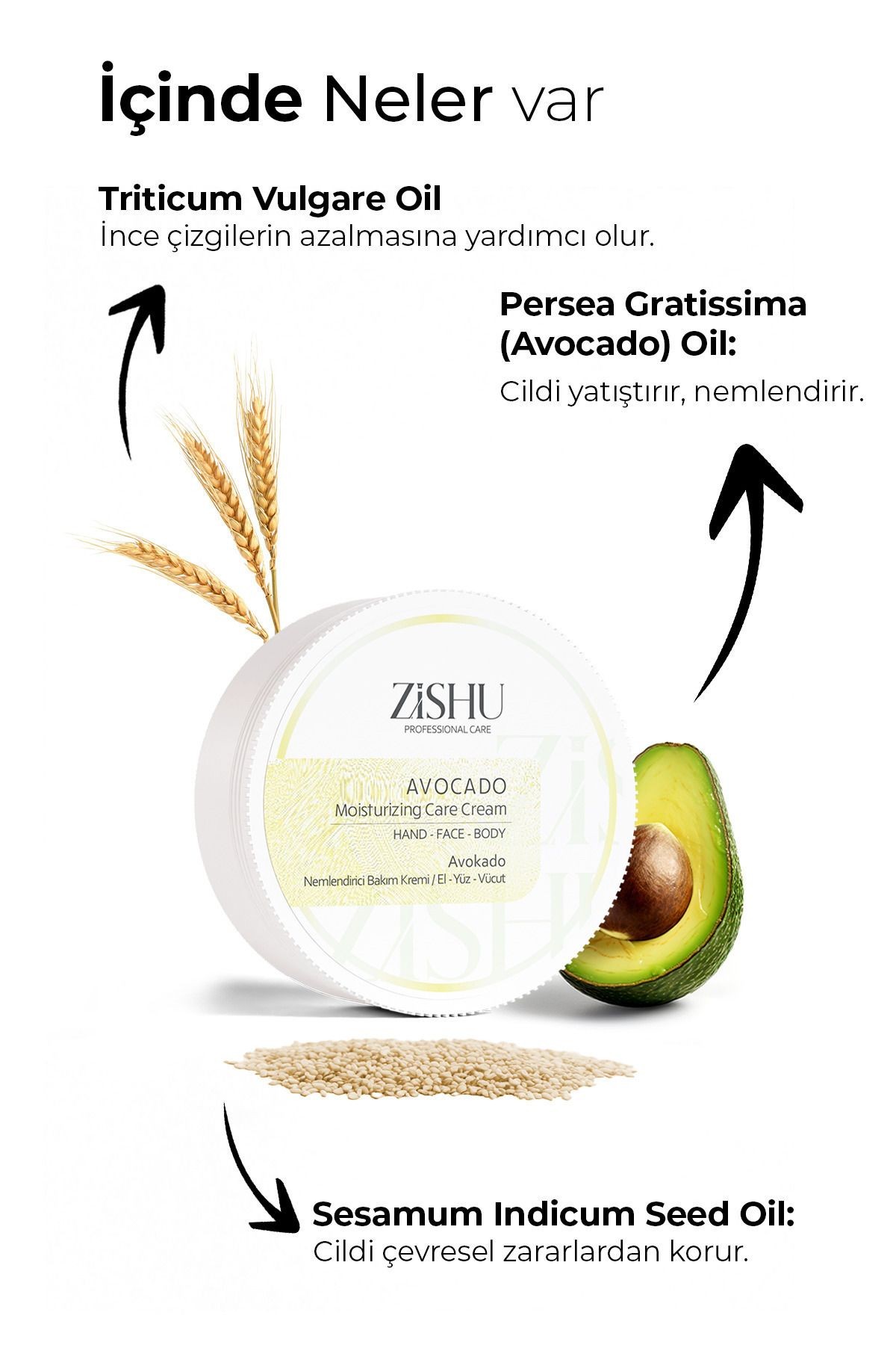 Avokado Nemlendirici Krem -el,yüz Ve Vücut Için 175ml