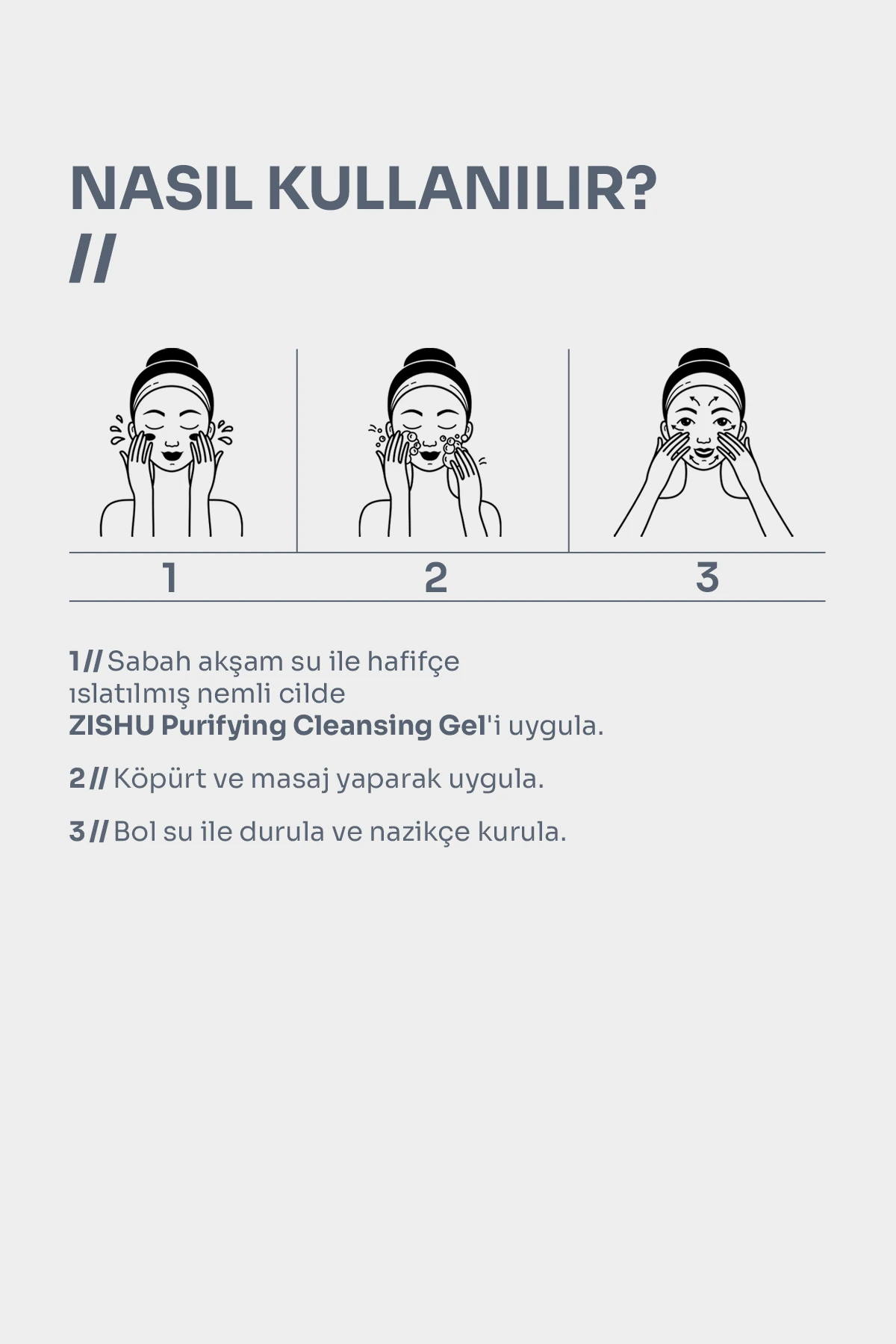 Arındırıcı Temizleme Jeli – Yağlı, Karma ve Kuru Ciltler İçin