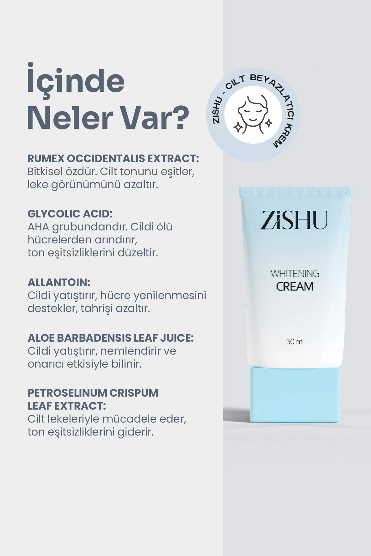 Cilt Beyazlatıcı Krem 50 ml 