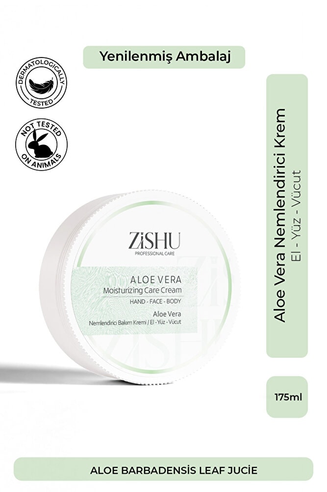 Aloe -vera Nemlendirici Krem - El ,yüz Ve Vücut - 175 ml