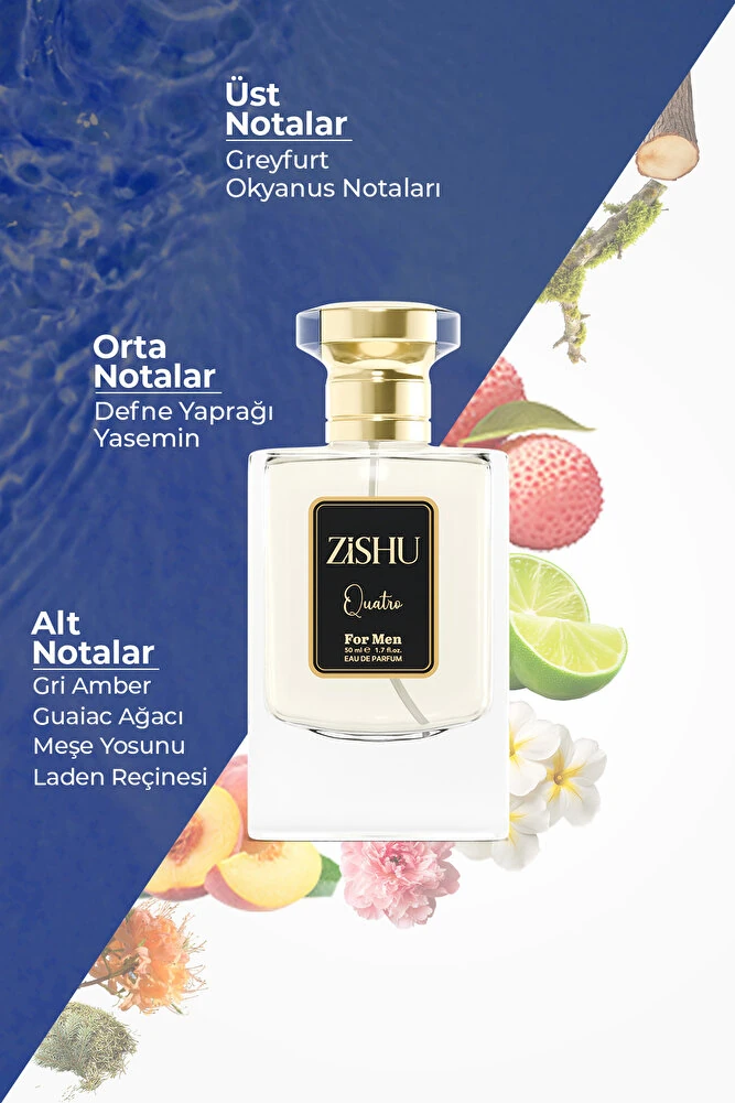 Quatro Erkek Parfümü EDP 50 ml 