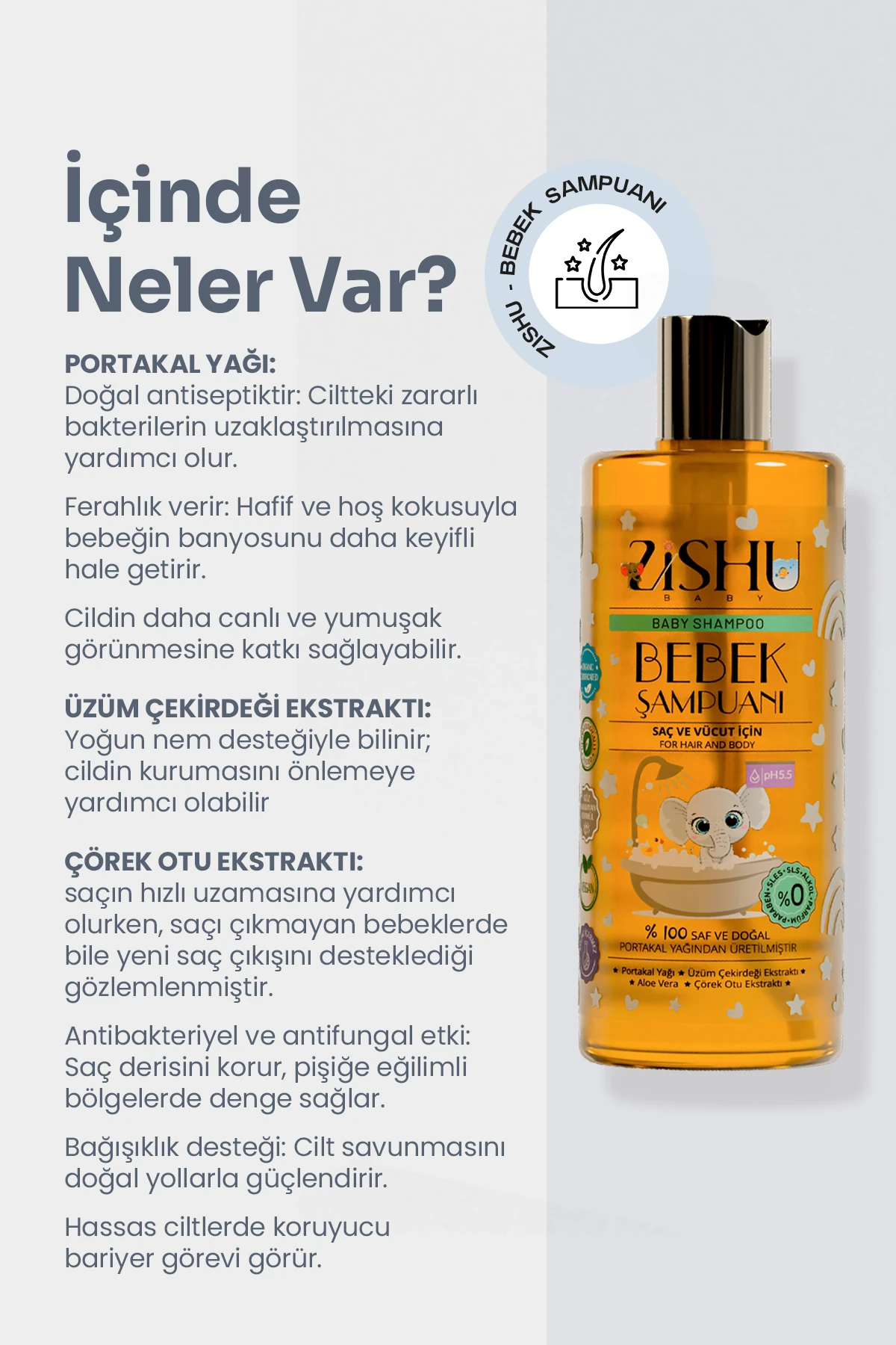 Bebek Saç ve Vücut Şampuanı 400 ml 