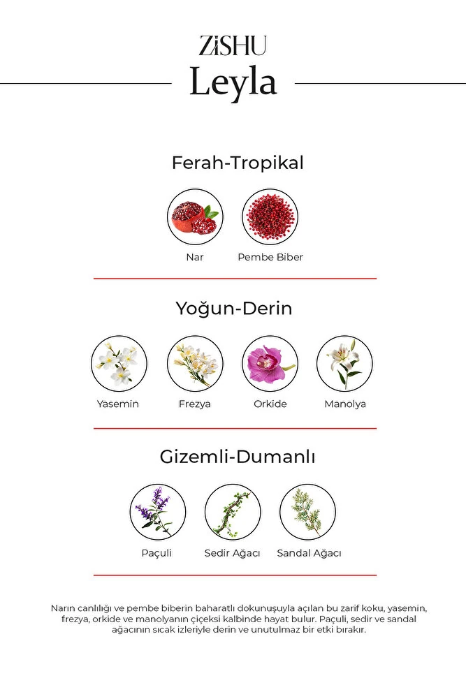 Leyla Kadın Parfümü EDP 50 ml 