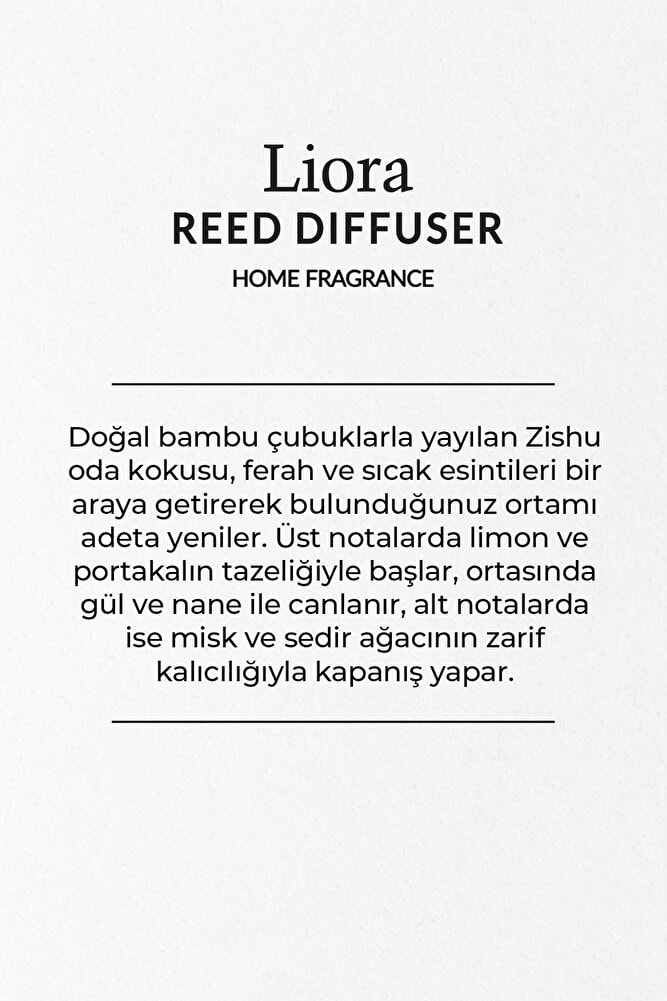 Liora bambu çubuklu ortam kokusu 100ml