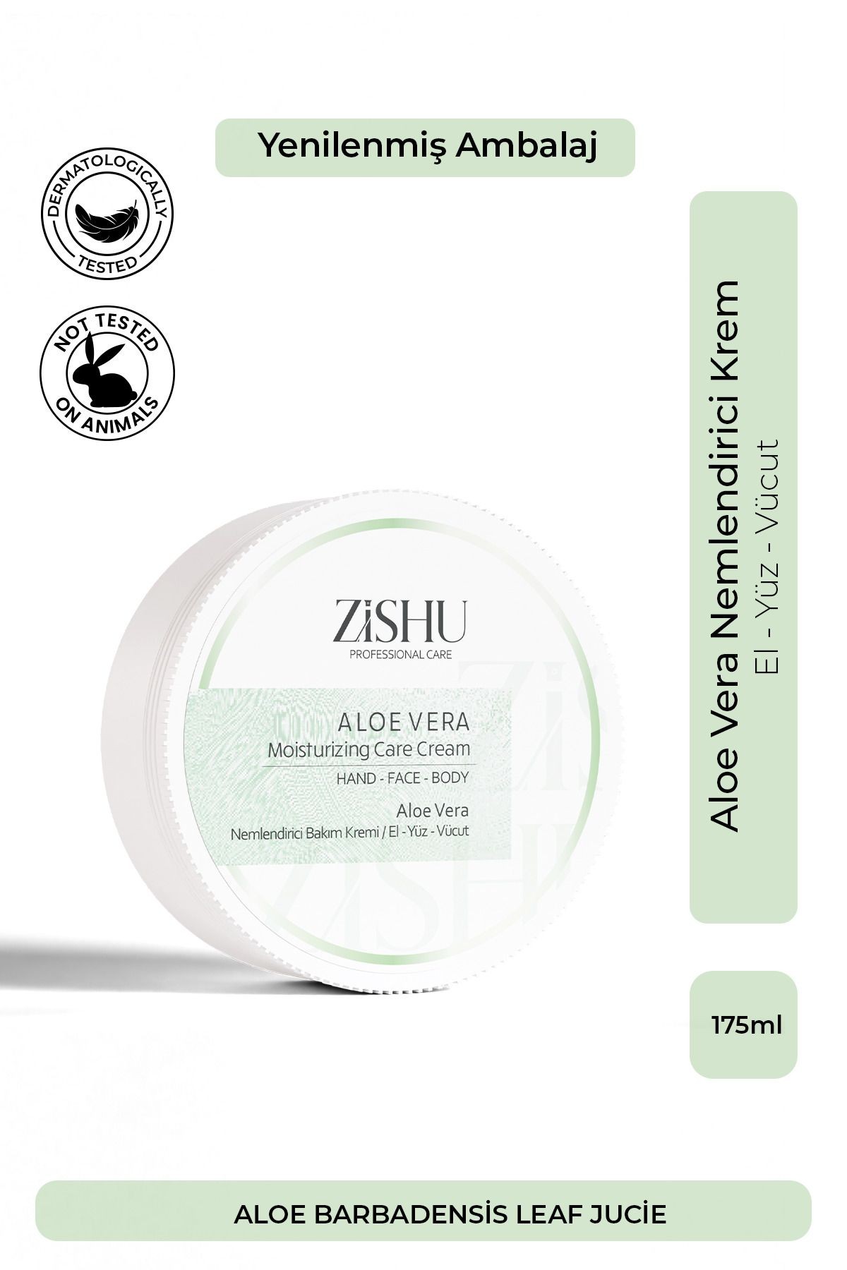 Aloe -vera Nemlendirici Krem - El ,yüz Ve Vücut - 175 ml