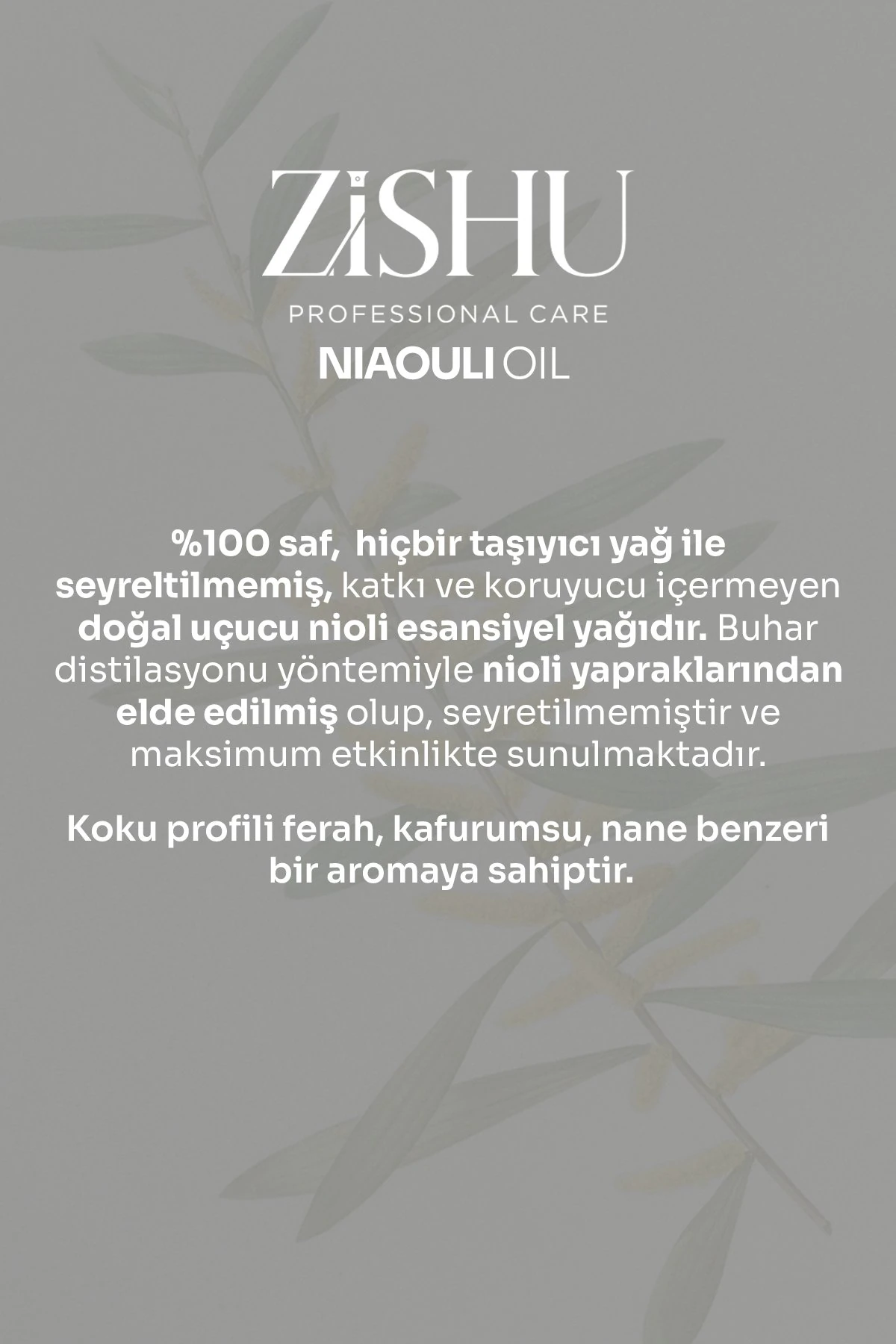 Niaouli oil - %100 Saf Analizli 10 ml