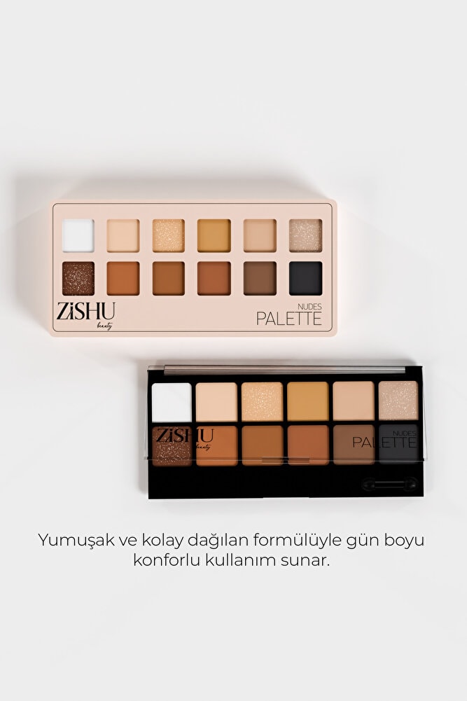 Göz Farı Paleti - 12'li Mat Ve Işıltılı