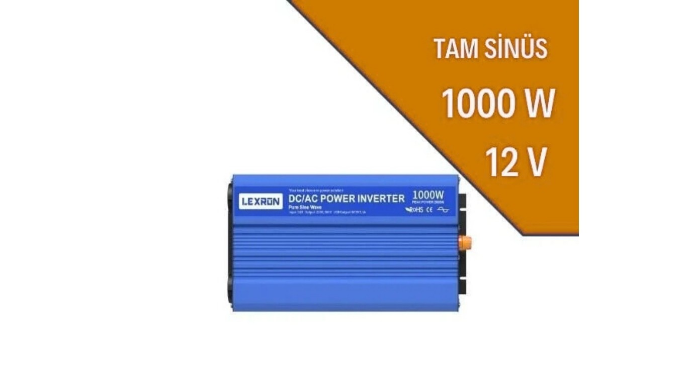 1000W-12V TAM SİNÜS İNVERTER