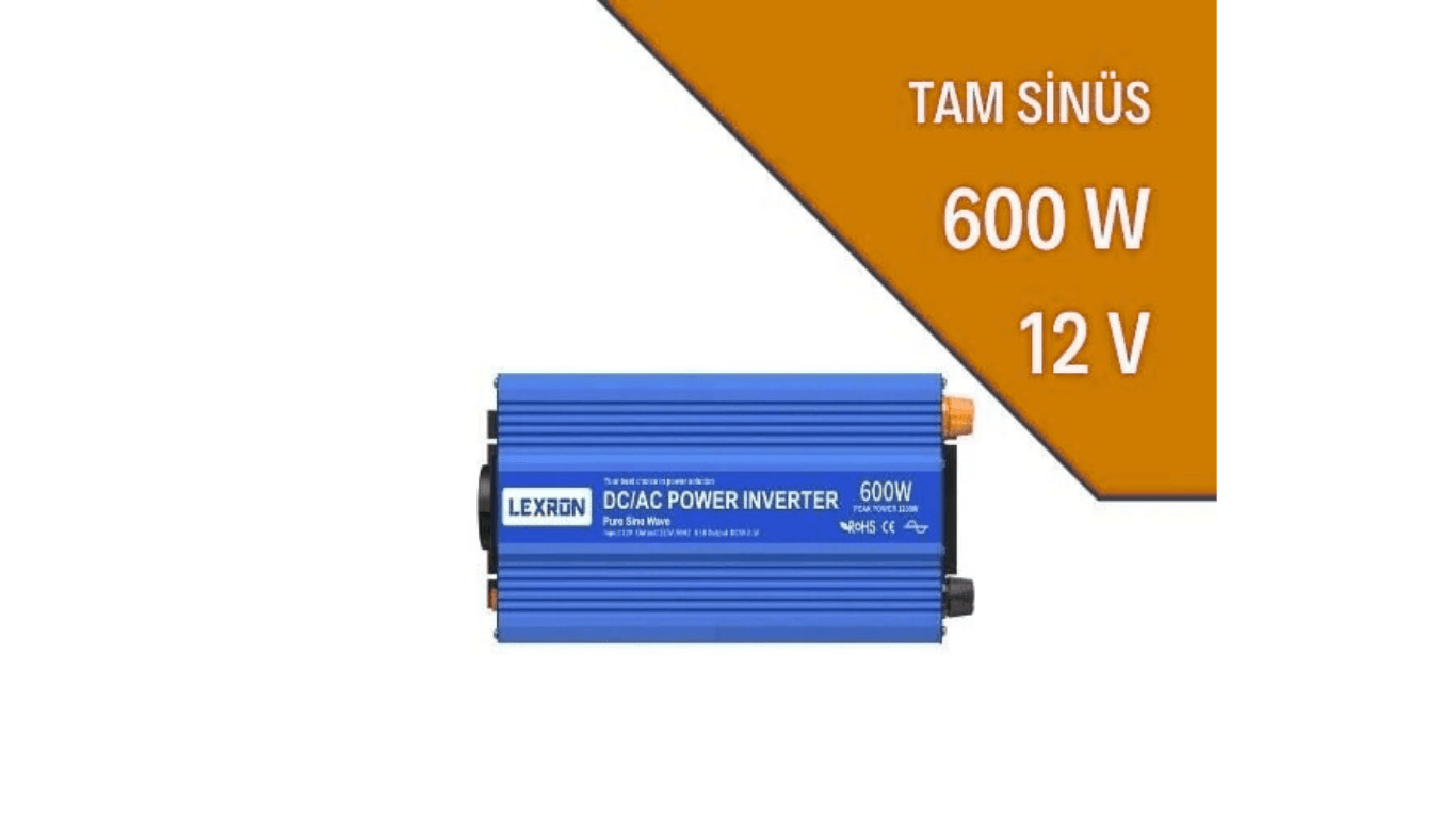 600W-12V TAM SİNÜS İNVERTER