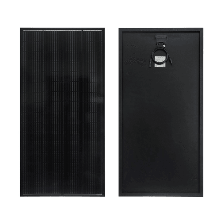 205W HalfCut Monokristal Full Black Güneş Paneli