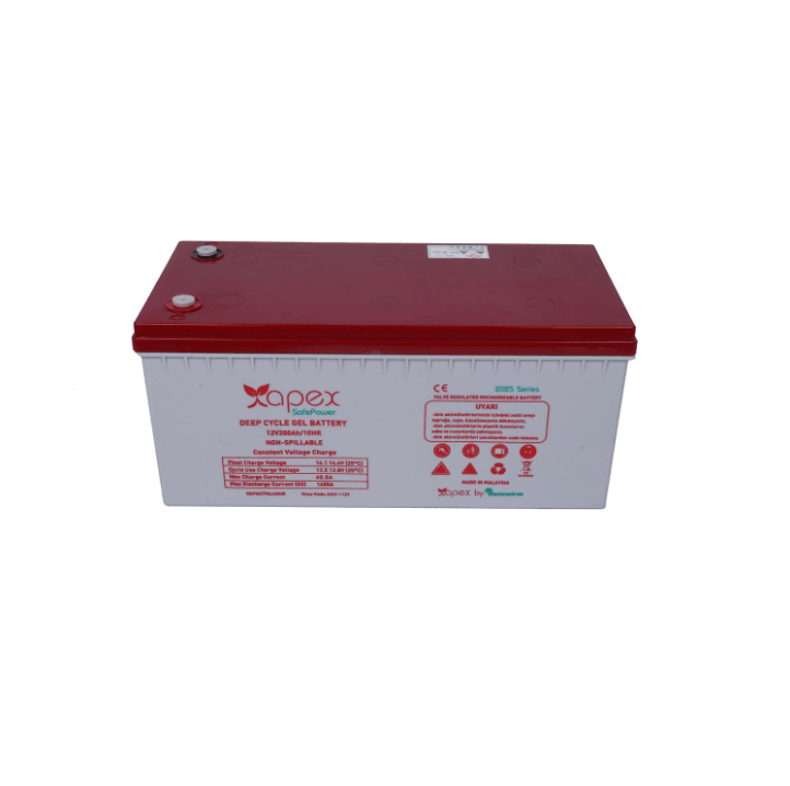 12V 200Ah Safepower Jel Akü Apex