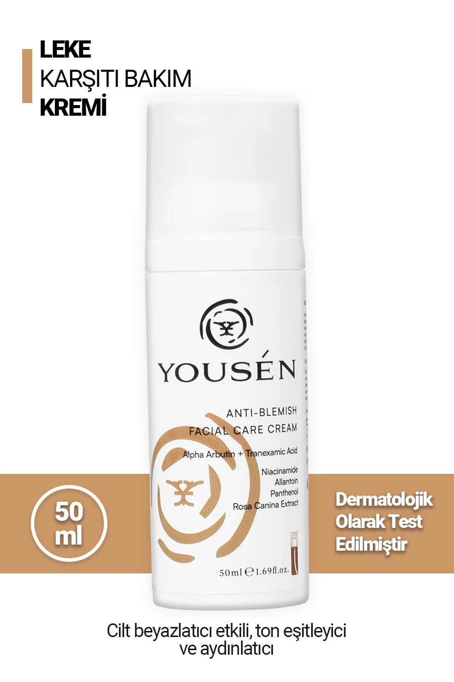 Cilt Beyazlatıcı, Aydınlatıcı Leke Karşıtı Ton Eşitleyici Bakım Kremi 50 ml