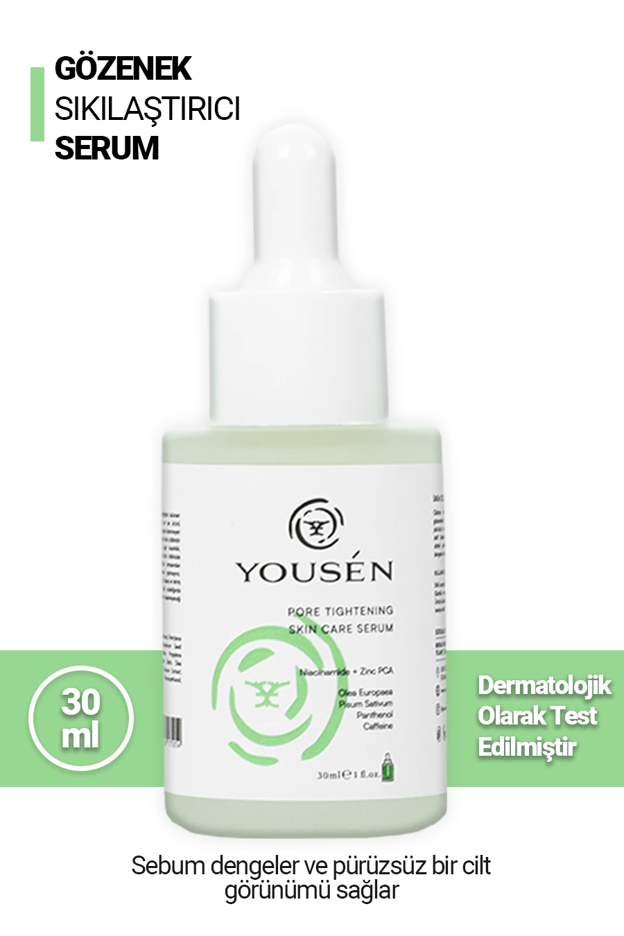 Gözenek Sıkılaştırıcı Ve Dolgunlaştırıcı Peeling Etkili Pürüzsüzleştirici Cilt Bakım Serumu 30 ml