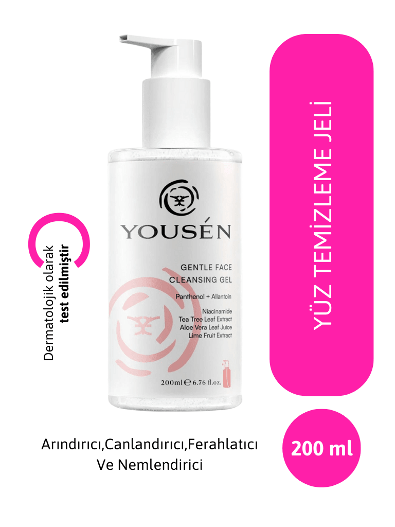 Canlandırıcı, Arındırıcı, Ferahlatıcı Ve Nemlendirici Yüz Temizleme Jeli 200 ml